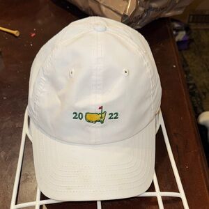 Masters 2022 White Golf Cap Velcro back